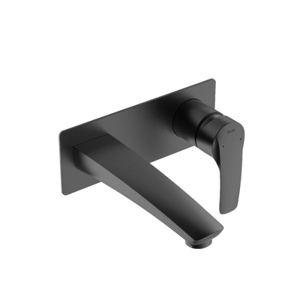 Смеситель скрытого монтажа для раковины IDDIS RAYBL00i65, черный матовый