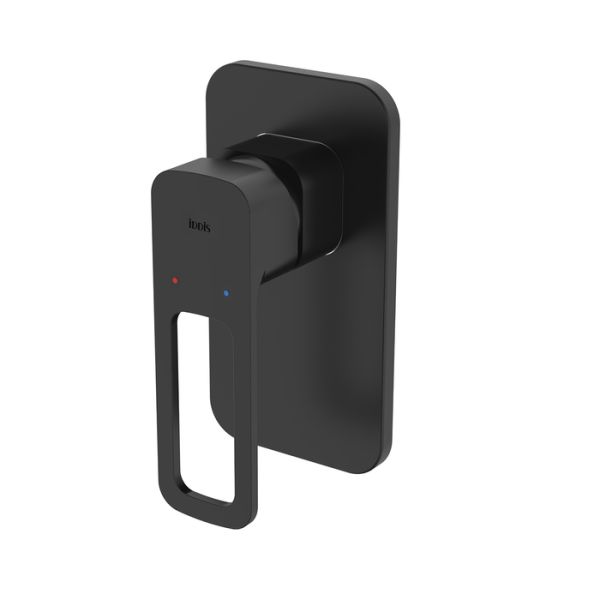 Смеситель скрытого монтажа IDDIS Slide SLIBL00i66 для душа, черный матовый